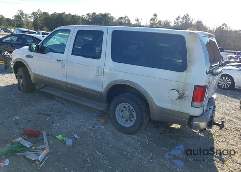 2000 Ford Excursion Limited from USA, damaged, VIN 1FMNU43S3YED54717